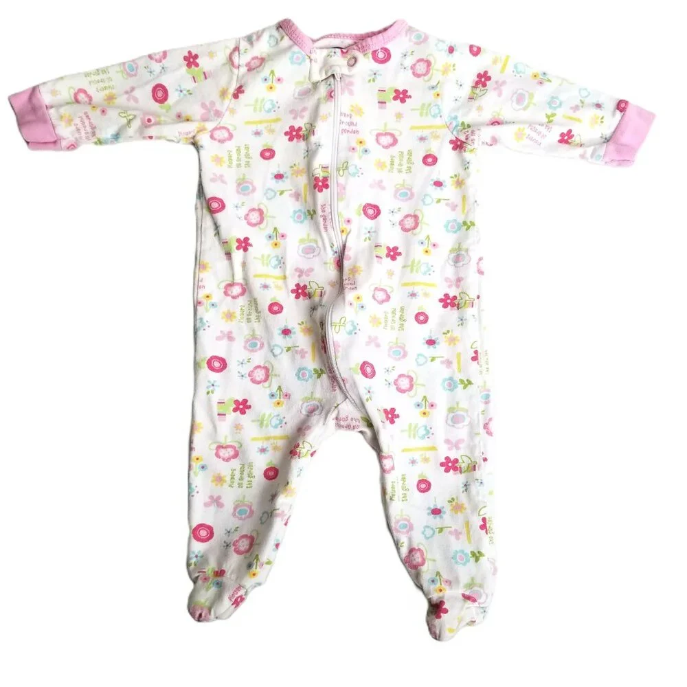 Baby Girl 4pc Bundle Carter's Gerber Sleepers Pants NB 0-3M Daddys Princess